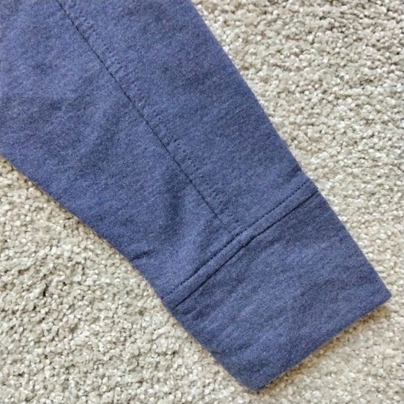 NWT M Lucky Brand Blue Button Neck French Terry Pullover Shirt NEW - Picture 6 of 10